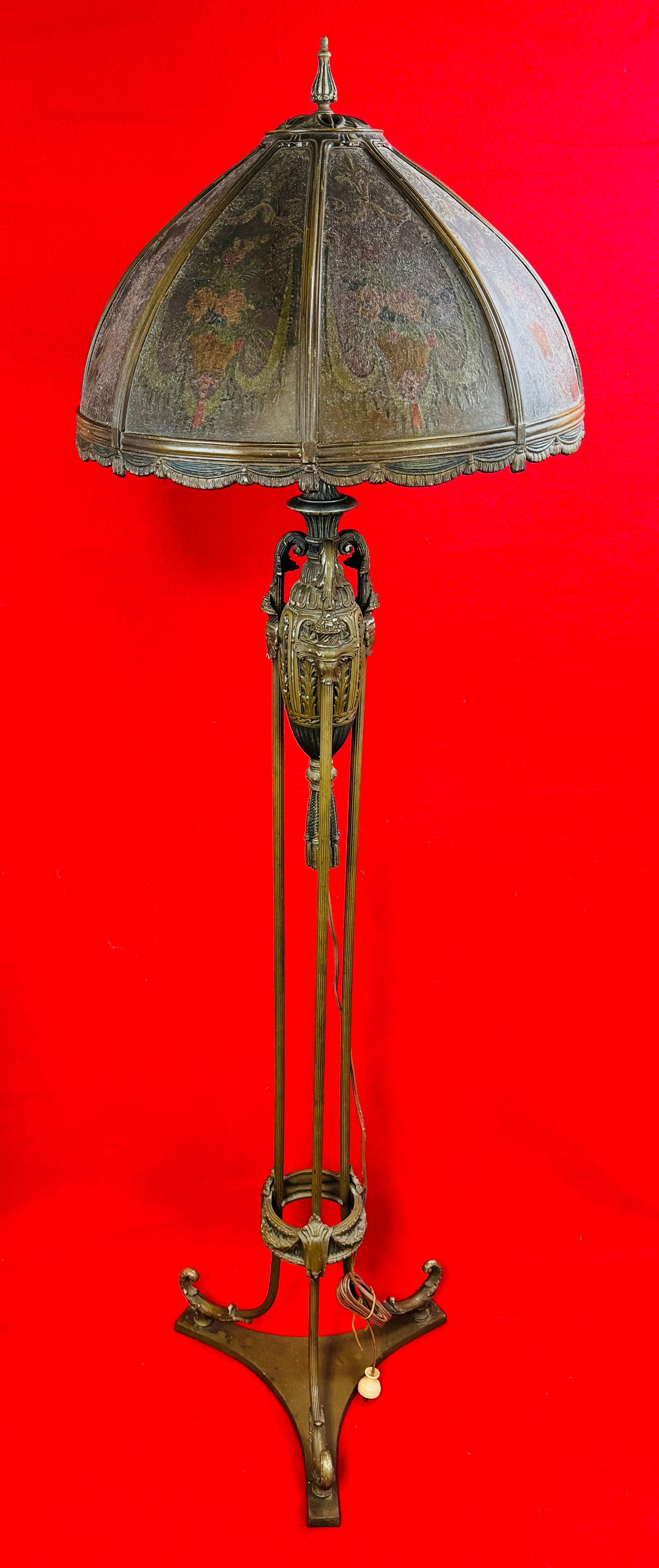 Scarce Marked Bradley & Hubbard Floor Lamp (1 of 7)