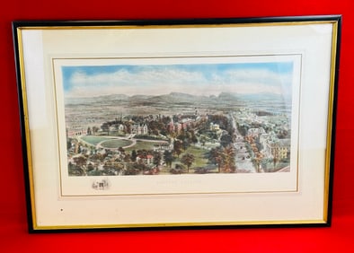 1915 Amherst College Birdseye View- Photogravure