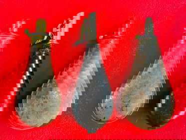 Lot 3 Antique Powder Flasks Including Sykes & Dixon