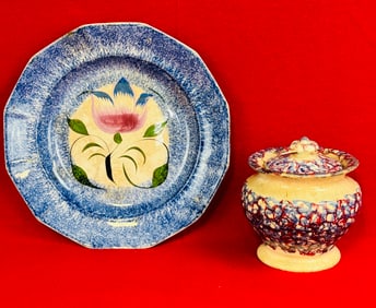 Lot 2 Early 19th C Spatterware