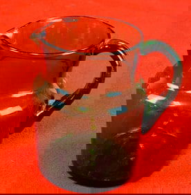 Blown Glass Pitcher ?Congressville ?Glassworks?