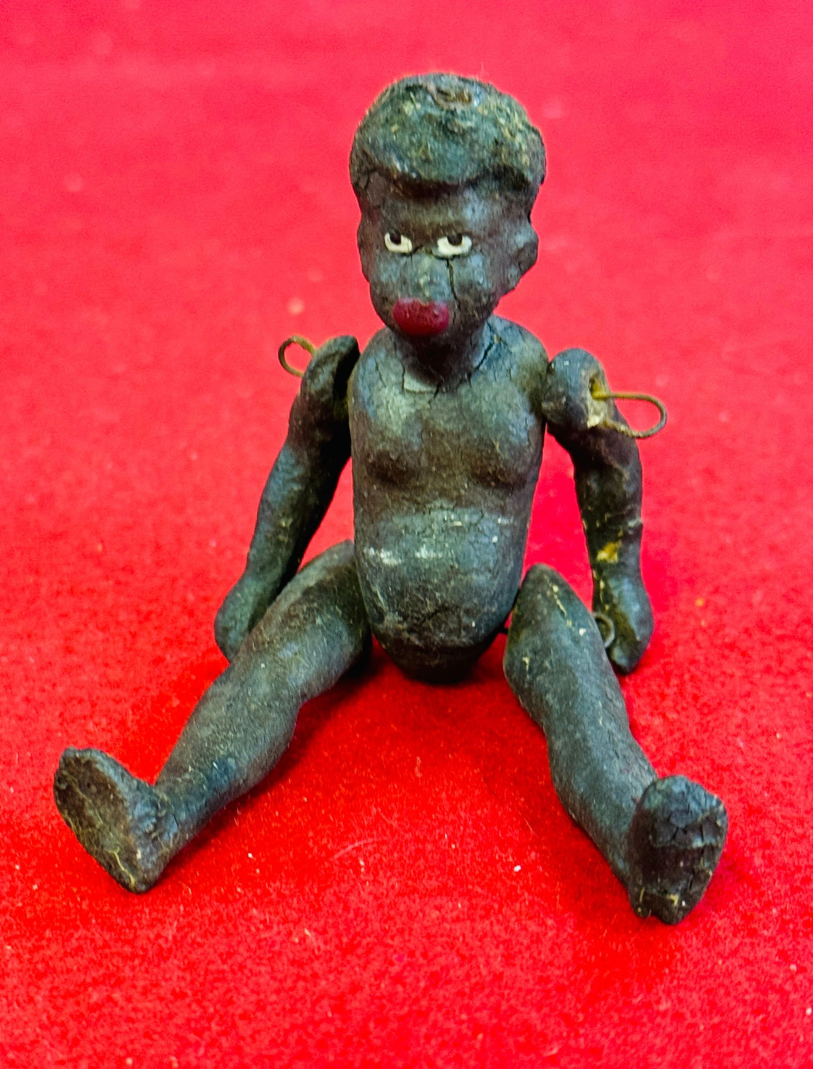 Antique Composition Black Jointed Doll (1 of 3)