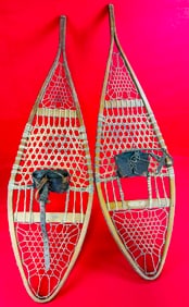 Antique Tubbs Maine Model 70 13x48 Snowshoes