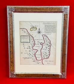 Early 18th C Herman Moll Map Of Caledonia
