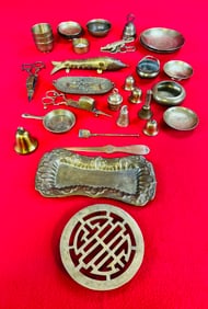 Large Lot Small Brass Items