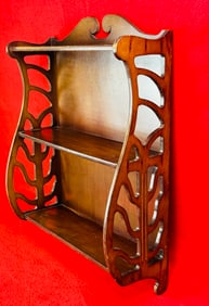 Vintage Fretwork Wall Shelf
