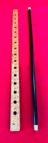 2 Items Man's Cane & Auto Advertising Yardstick