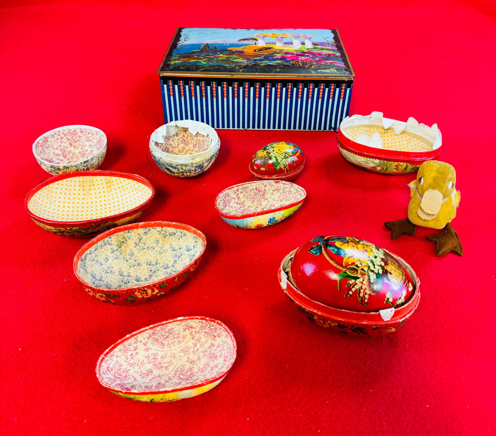 Easter Egg Candy Containers & Stuffed Duck Toy (1 of 2)