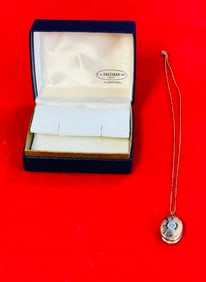 Antique Locket With 10K Gold Chain