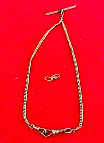 Antique 10K Gold Men's Watch Chain Etc.