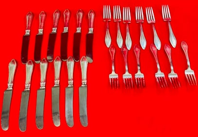 24 Piece Sterling Silver Flatware Set By Towle