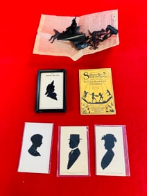 Silhouette Related Items Incl Postcards Etc.