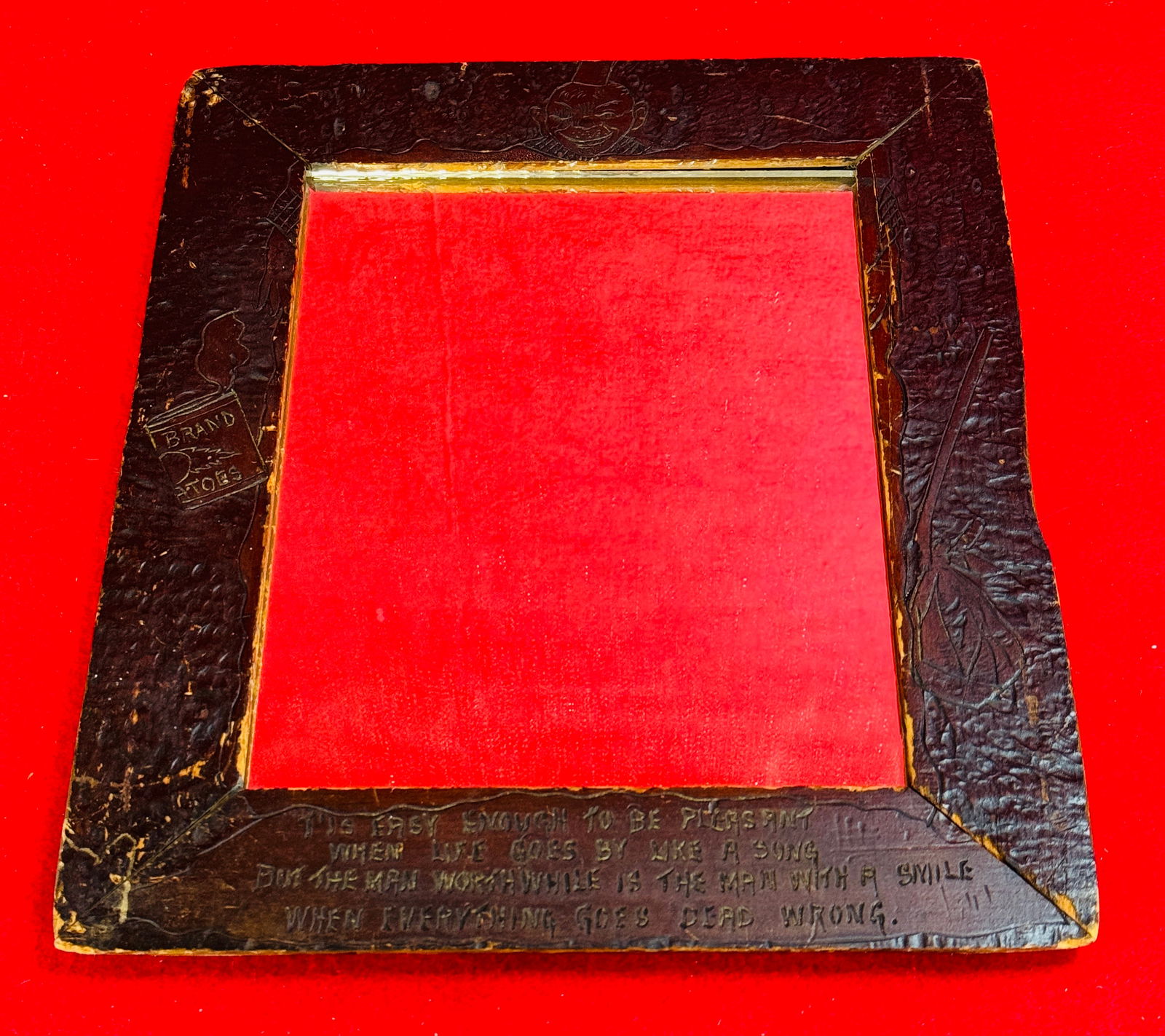 Flemish Art Type Mirror W Palmer Cox Brownie (1 of 6)