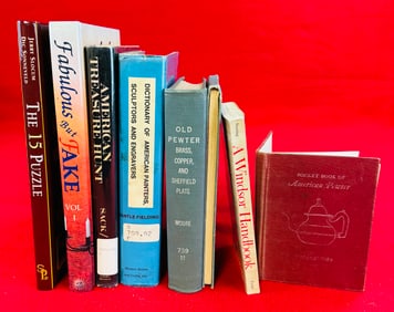 Lot 8 Reference Books On Antiques Etc.