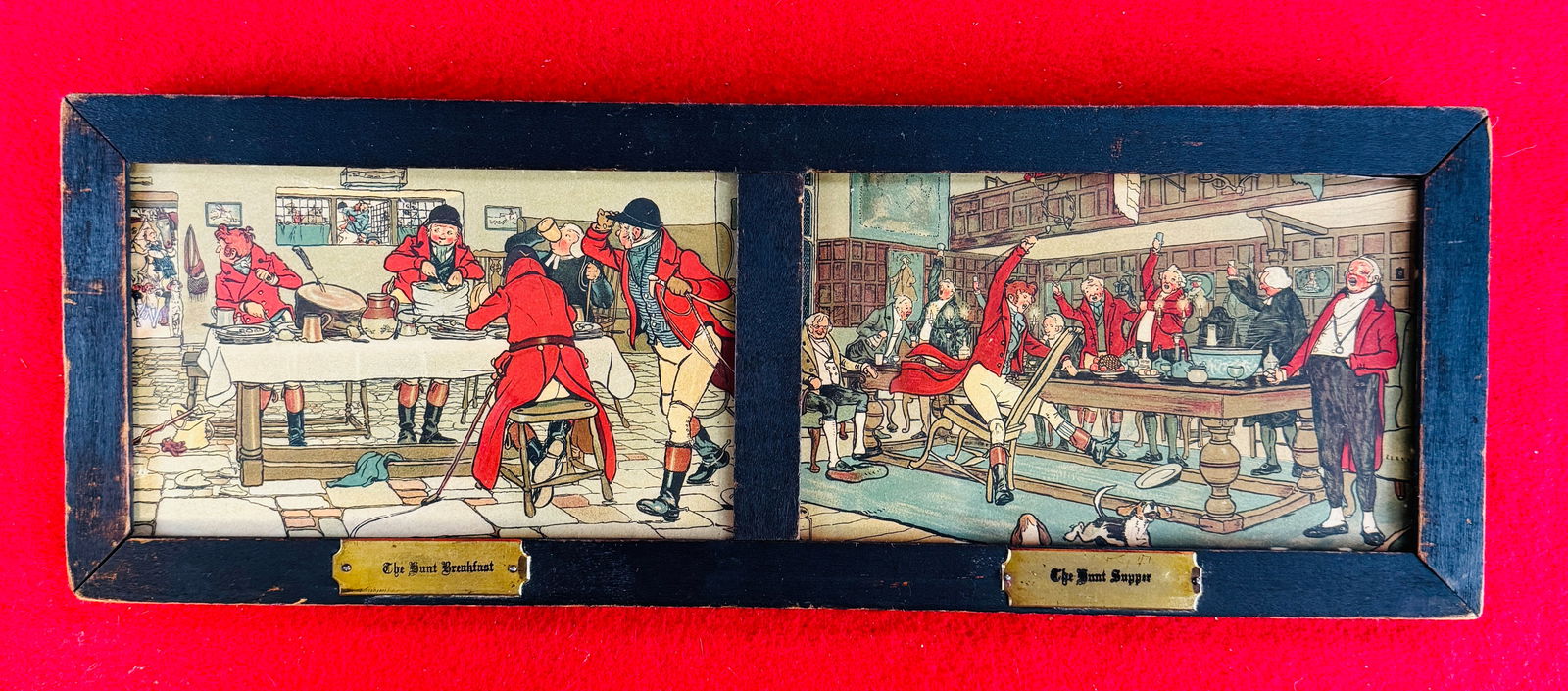 Antique Hunting Theme Framed Print (1 of 2)