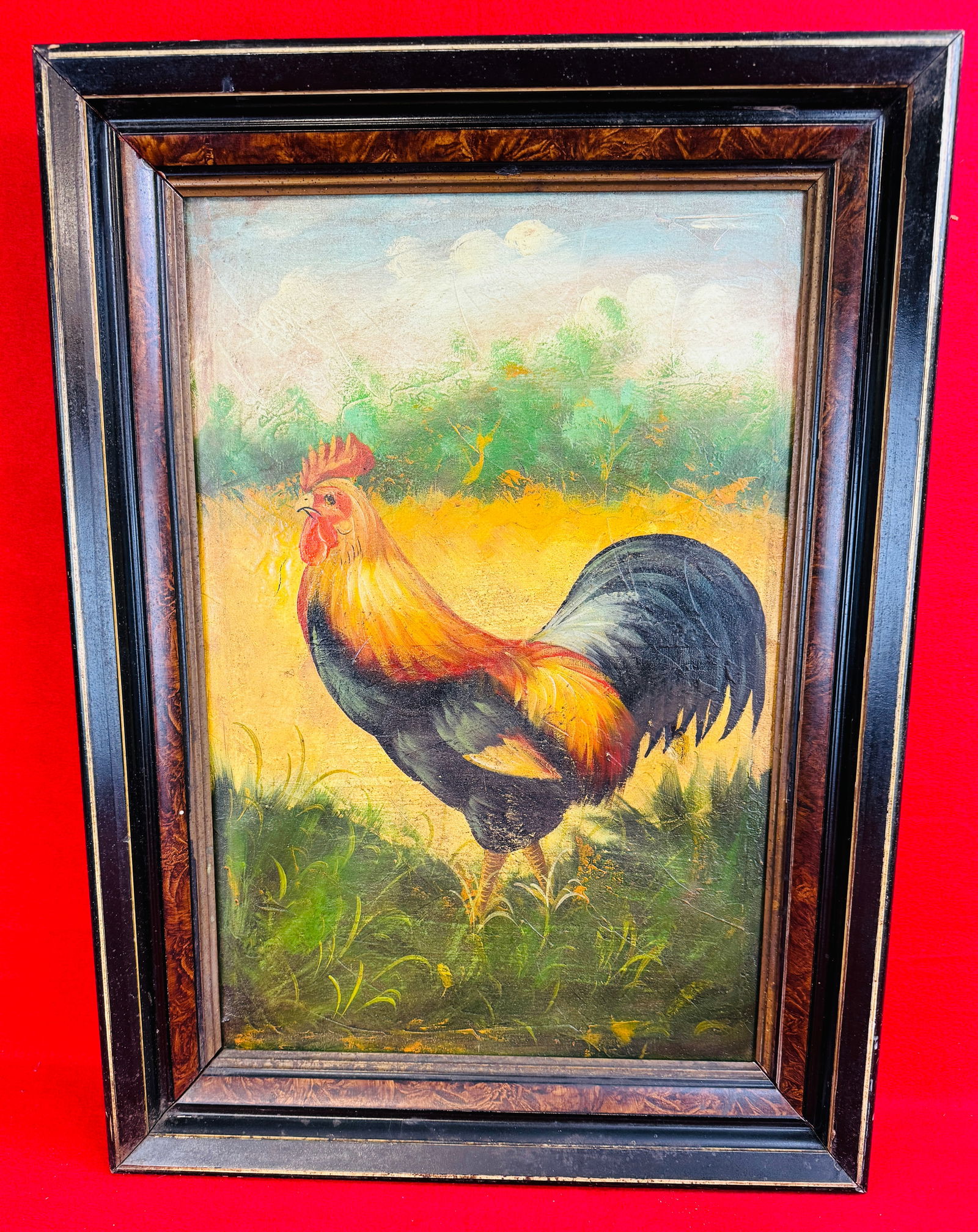Colorful Painting Of A Rooster (1 of 2)