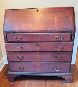 Period Chippendale Slant Front Desk