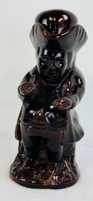 Large Rockingham Glazed Toby Mug With Cover