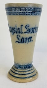 Crystal Spring Lager Stoneware Pilsner Glass