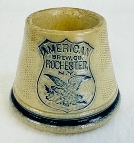 American Brewing Company Stoneware Match Holder