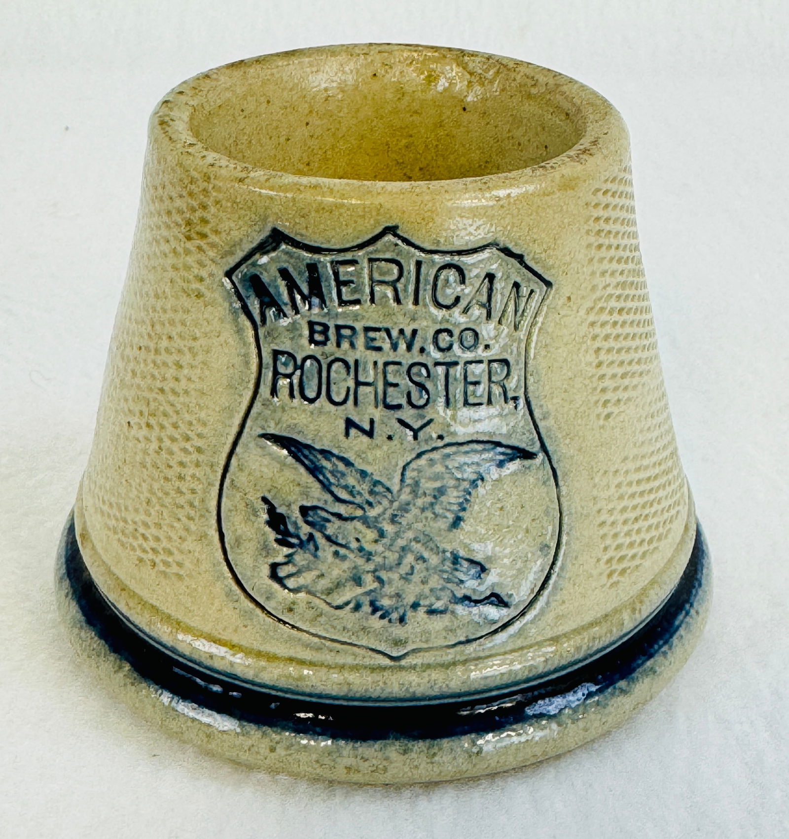 American Brewing Company Stoneware Match Holder (1 of 6)