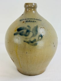 Tyler & Dillon / Albany Ovoid Jug W Blue Floral