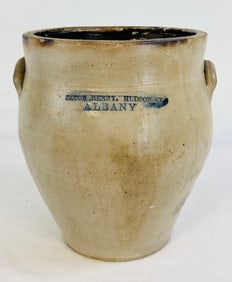 Jacob Henry Hudson St / Albany Ovoid Crock