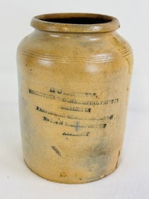 Rare R.C. Russell Albany 6 Line Mark Jar