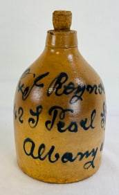 P&J Reynolds Albany NY Script Merchant Jug