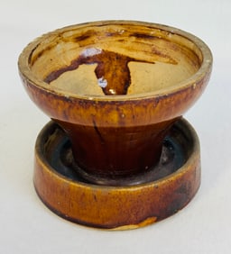 Rockingham Glazed Stoneware Pedestal