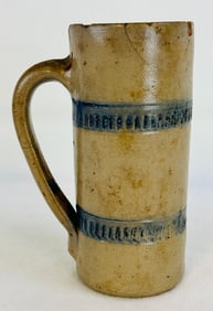 Stoneware Mug With Coggle Wheel Decoration