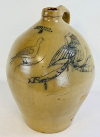 Ex Rare Seymour Troy Factory Incised Ovoid Jug