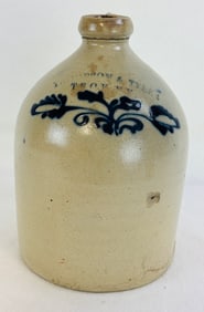 Scarce Thompson & Tyler Troy N.Y. Jug