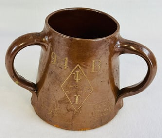 Yale University 3 Handled Fraternal Loving Cup