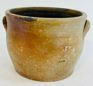 Rare Smith Brickner & Co Albany NY Ovoid Crock