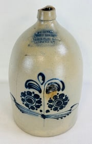 Wm F Cochran Family Grocer Albany Merchants Jug