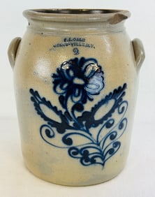 F. A. Gale Galesville N.Y. Stoneware Jar
