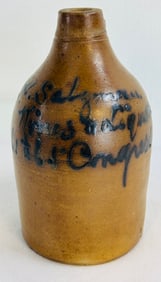 H Salzman Congress Ave Script Merchant Jug