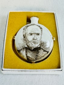 Mini Canteen Souvenir W Gen Wm Tecumseh Sherman