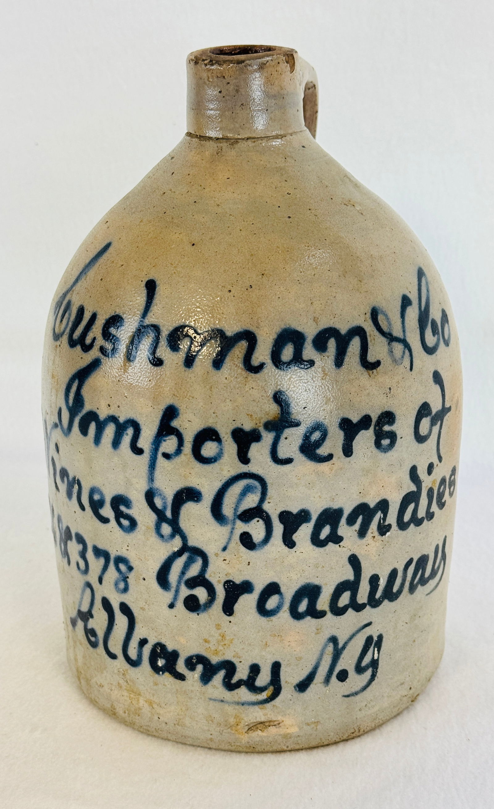 Cushman & Co Script Merchants Advertising Jug (1 of 8)
