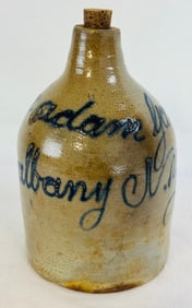 The Adam Gallup & Co Script Merchants Advtg Jug