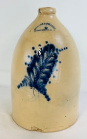 Porter & Fraser West Troy Jug With Blue Floral