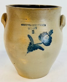 Orcutt & Montague Troy Ovoid Stoneware Crock