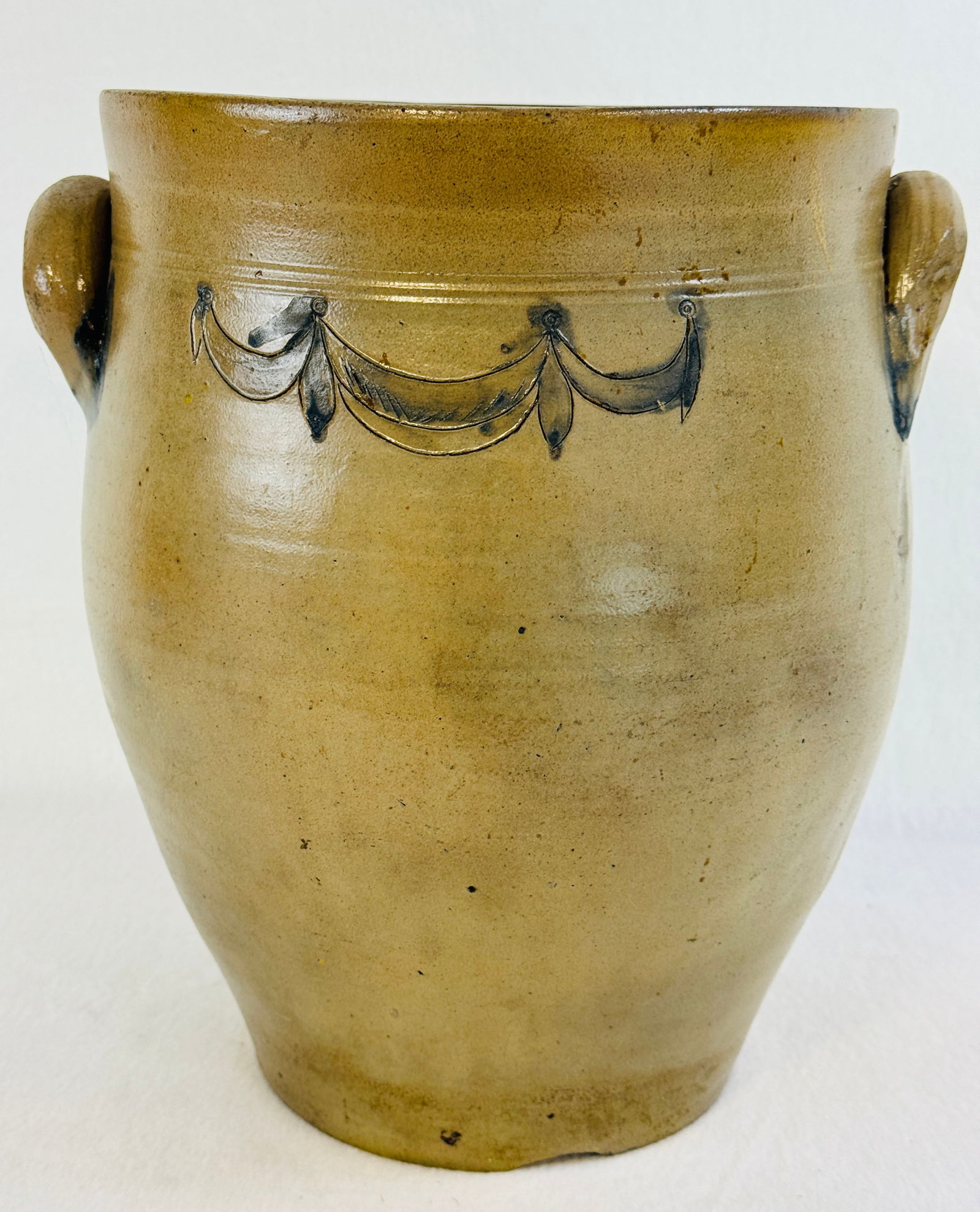 Israel Seymour & Co Troy Ovoid Crock Decorated (1 of 9)