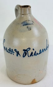 Scutt & Rivenburgh / W Troy Pottery Merchant Jug