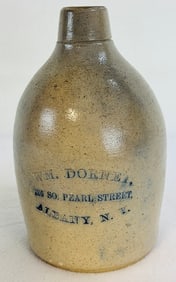 Scarce Small Wm Dornet Albany NY Merchant Jug