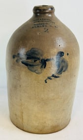 Gott & Palmer Phoenix Pottery Albany NY Jug