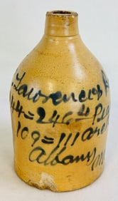 R. Lawrence & Bros Script Merchants Advtg Jug