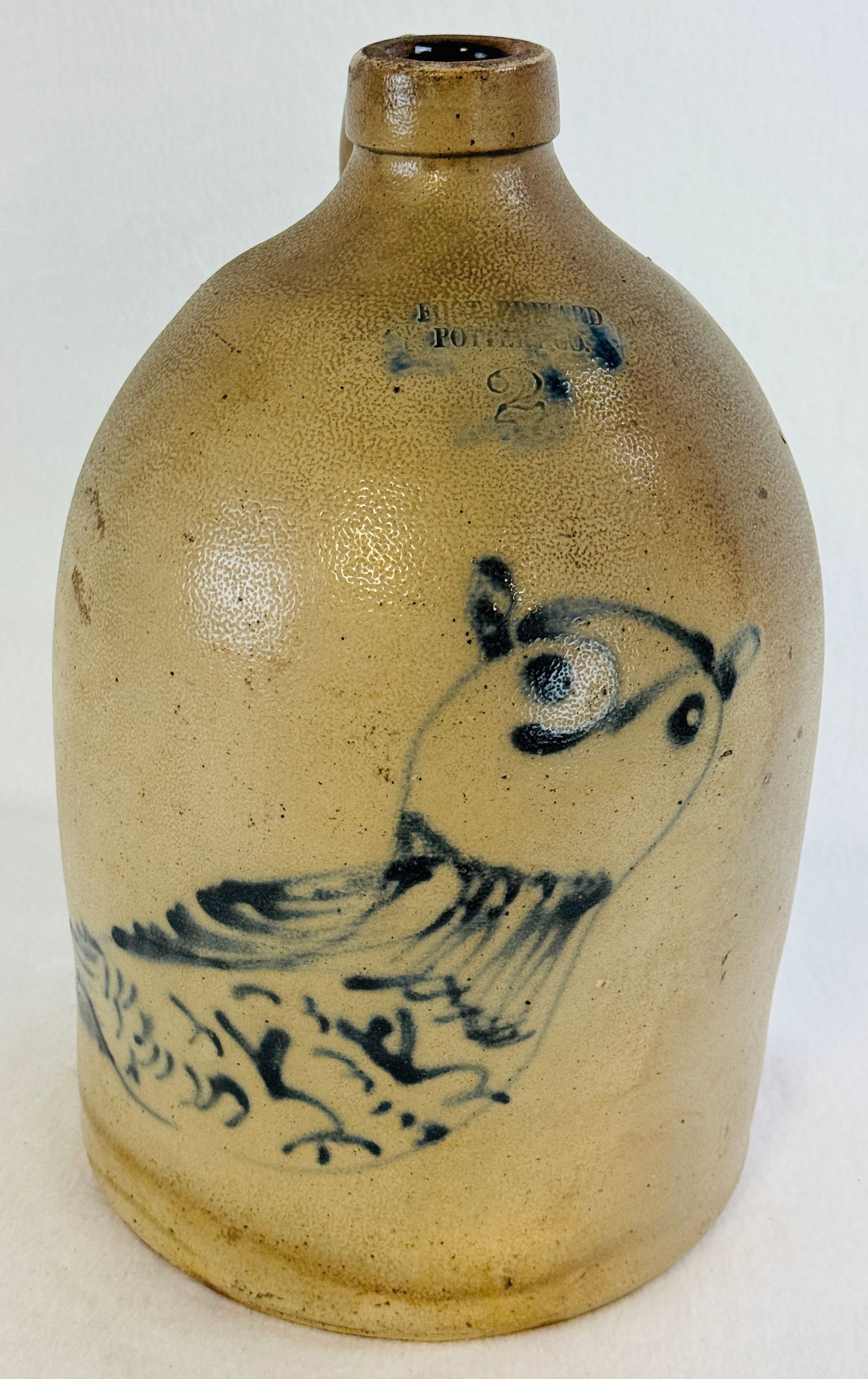 Fort Edward Pottery Co Stoneware Jug Decorated (1 of 7)