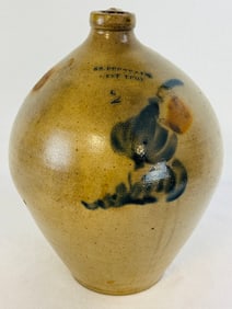 Sanford S Perry & Co West Troy Ovoid Jug